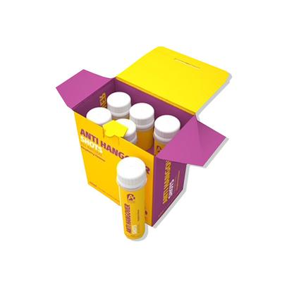BonAyu Anti Hangover Shots - Raspberry - Pack of 6 x 40 ml - General Health