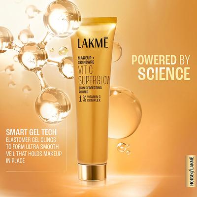 Lakeme Makeup + Skincare VitC Superglow Skin Perfecting Primer 30 gm - Primer
