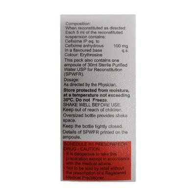 MAXICEF O 100mg Oral Suspension 30ml - Bacterial Infections-Cep