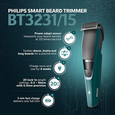 Philips Smart Beard Trimmer (BT3231/15) 1's - Trimmers