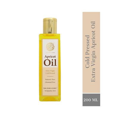 The Pure Story Apricot Oil Pure Natural Cold Pressed Oils 200ml - Face Oils