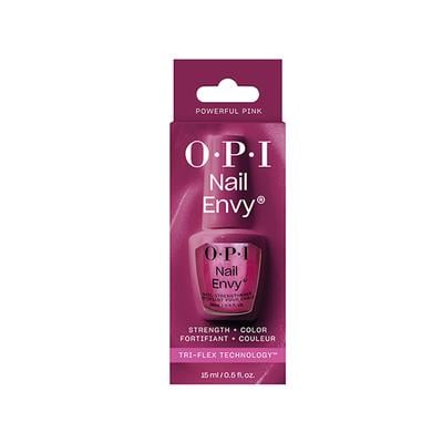 O.P.I Nail Envy Powerful Pink Nail Strengthener + Color 15 ml - Nail Polish