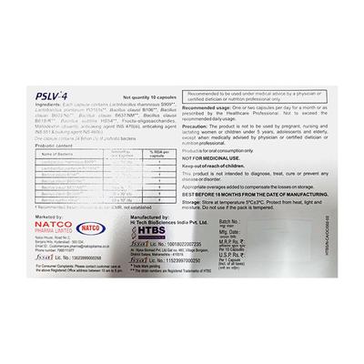 PSLV 4 Capsule 10's - Supplements-Sup