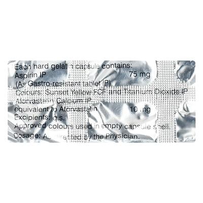 Ecosprin AV 75mg Capsule 15'S - Blood Clot-Ant