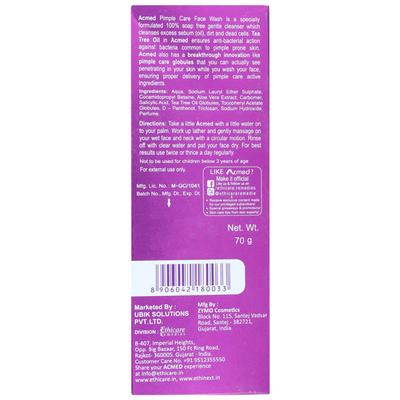 Acmed Face Wash 70gm - Cleanser-Emo