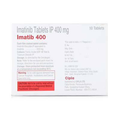 Imatib 400mg Tablet 10'S - Cancer Oncology-Tar