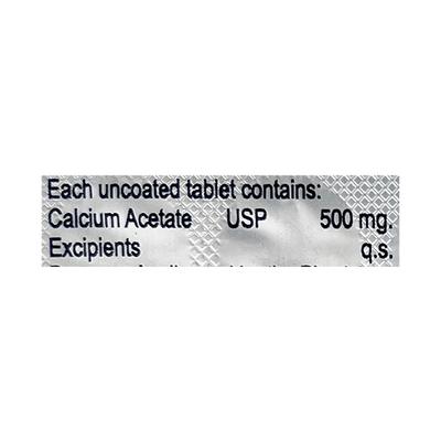 Calact 500mg Tablet 10'S - Supplements-Cal