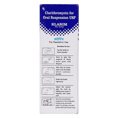 KLARIM Dry Syrup 30ml - Bacterial Infections-Mac