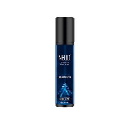 NEUD Aquasurfer Perfumed Body Spray for Men, No Gas Deodorant with Long-Lasting Fragrance 120 ml - Men Perfumes (Edt/Edp)