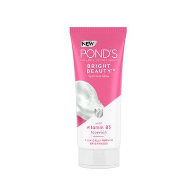 Ponds Bright Beauty Spotless Glow Facewash With Vitamin B3 100 gm - Face Washes