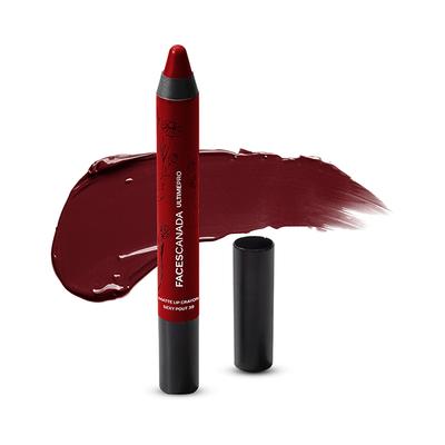 Faces Canada Ultime Pro Matte Lip Crayon Midnight Rose 12 2.8 Gm - Lip Crayons