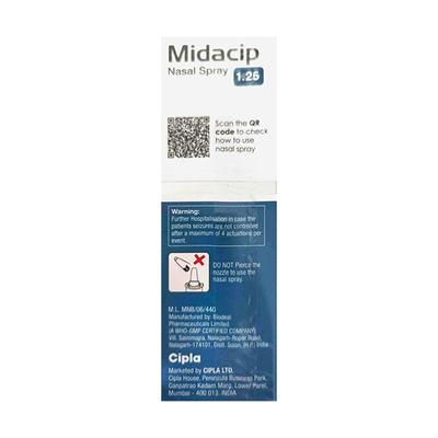 MIDACIP 1.25 Nasal Spray 1.2ml - Hypnosis-Hyp