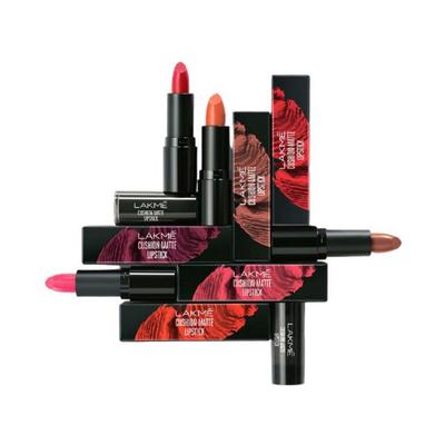 Lakme Cushion Matte Lipstick Coral Summer 4.5 gm - Lipsticks