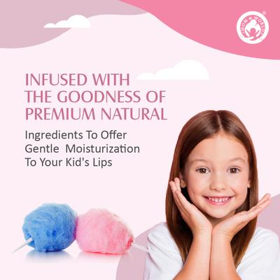 Mom & World Lip Balm - Candy Floss 4 gm - Lip Balms