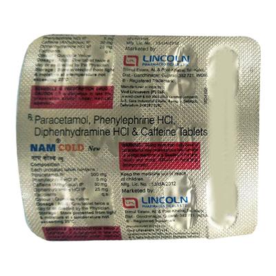 NAM Cold New Tablet 10'S - Cough And Cold-Cou