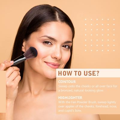 Matt Look Show it off Contour & Highlighter Combo Palette, All-In-1 Face Makeup Kit, Chestnut-02 18 gm - Contour