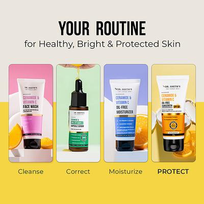 Dr. Sheth's Ceramide & Vitamin C Oil-Free Sunscreen 30 gm - Face Sunscreen