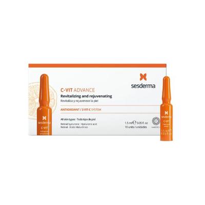 Sesderma C-VIT Advance Ampoules (10x1.5ml) 1's - Face Scrubs
