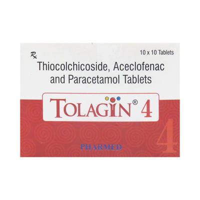 Tolagin 4mg Tablet 10'S - Muscle Spasm-Mus