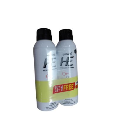 Emami HE Perfumed Body Spray - Respect 150 ml (Buy 1 Get 1 Free) - Men Deodorants/Roll-Ons