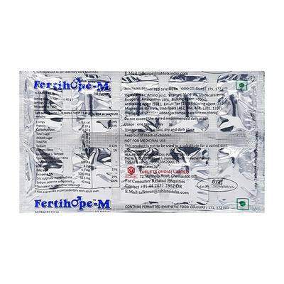 Fertihope M Tablet 10'S - Supplements-Sup