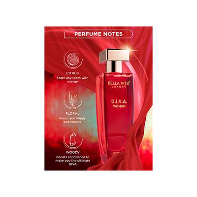 Bella Vita Organic Luxury D.I.V.A Perfume 100 ml - Women Perfumes (Edt/Edp)