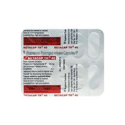 Betacap TR 40mg Capsule 10'S - Hypertension-Bet
