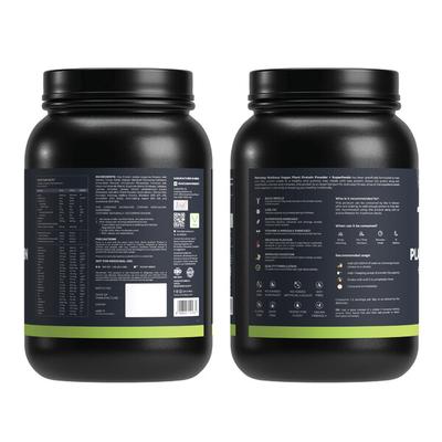 Nutrabay Wellness Vegan Plant Protein + Superfoods - Rich Chocolate 1 kg - Whey Proteins