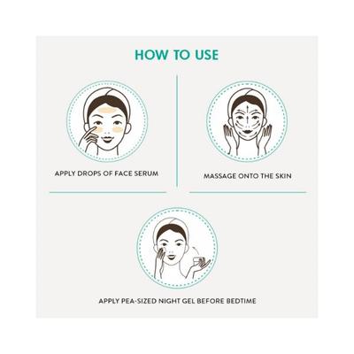 mCaffeine Green Tea Face Hydration Kit for Dull Skin 90 ml - Night Cream