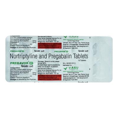 PREGAVOR NT Tablet 10's - Neuropathic Pain-Dru