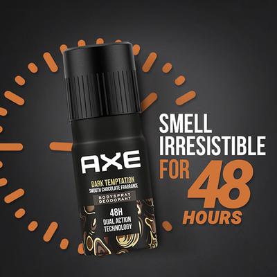 Axe Dark Temptation Long Lasting Deodorant Bodyspray For Men 150 ml - Men Deodorants/Roll-Ons