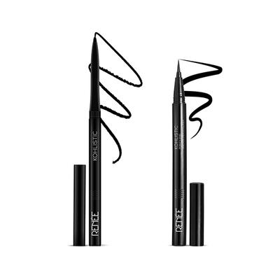 RENEE - Hard Black Combo (Pack of 2) 1.3 gm - Eyeliners