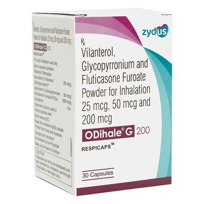 ODIHALE G 200 Respicap 30's - Asthma/COPD-Ast