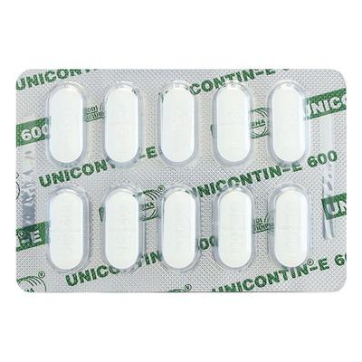 Unicontin E 600mg Tablet 10'S - Asthma/COPD-Ast