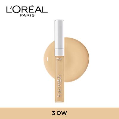 L'Oreal Paris True Match Super Blendable Concealer, 3Dw Golden Beige 6.8 Gm - Concealer