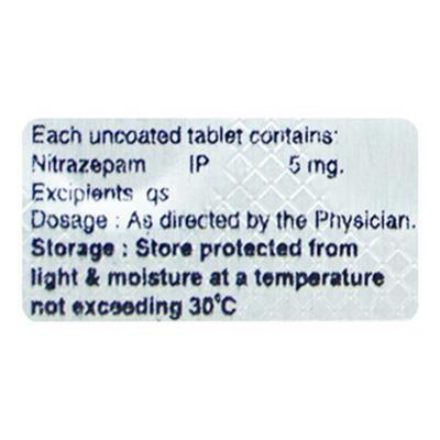 Nitcalm 5mg Tablet 10'S - Hypnosis-Hyp