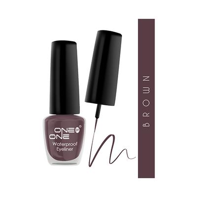 One On One 24 Hrs Long Lasting & Waterproof Eyeliner - Matte Brown 5 ml - Eyeliners