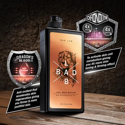 Bad Lab Lean, Mean Machine Body Sculpting Shower Gel 400 ml - Shower Gels & Body Wash