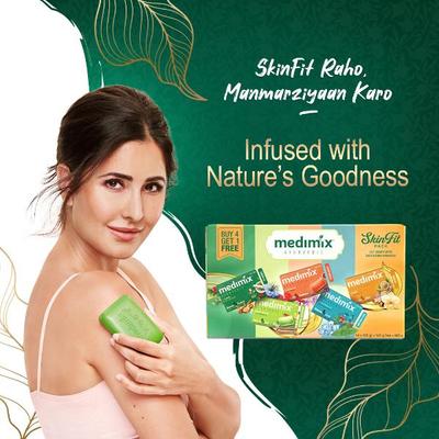 Medimix Ayurvedic Skinfit Bathing Soap (Pack Of 4 x 125 g) + 125 g Free - Personal Care (Ayush)