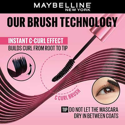 Maybelline New York The Hypercurl EASYWASH Washable, Very Black 9.2 ml - Mascaras