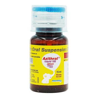 Azithral 100mg Liquid 15ml - Bacterial Infections-Mac