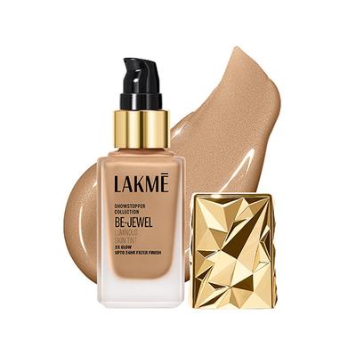 Lakme Be-Jewel Luminous Skin Tint Up To 2X Luminous Glow Cool Walnut 25 ml - Foundation