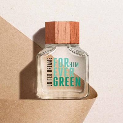 United Colors of Benetton United Dreams Forever Green for Him Eau De Toilette 100 ml - Men Perfumes (Edt/Edp)