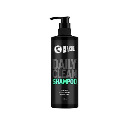 Beardo Deep Clean Shampoo With Tea Tree, Peppermint, And Charcoal 200 ml - Shampoos