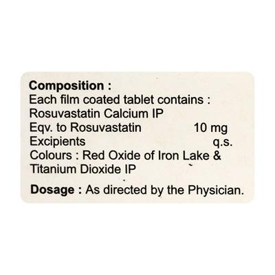 Rozon 10mg Tablet 10'S - High Cholesterol-Dys
