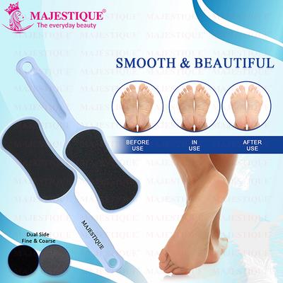 Majestique Foot File Pedicure for Callus Remover and Pedicure Tool for Wet and Dry Feet - Multicolor 1's - Callus Shavers & Stones