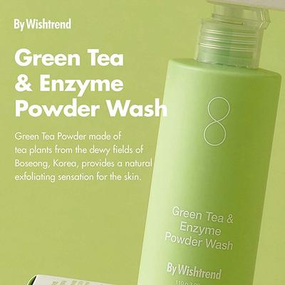 By Wishtrend Green Tea & Enzyme Powder Wash 110 gm - Face Washes