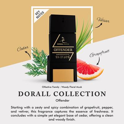Dorall Collection Offender Eau De Toilette 100 ml - Men Perfumes (Edt/Edp)