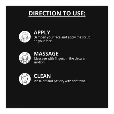 Mancode Face Scrub - Charcoal 100 gm - Face Scrubs