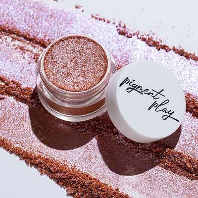 Pigment Play Iridescent Loose Pigment Powder - Rose Gold 2 gm - Loose Powder
